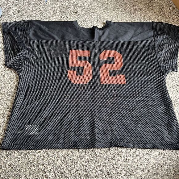 Game Worn Used Princeton Tigers Football Jersey Russell Size XL Dempsey #52 - Picture 4 of 6